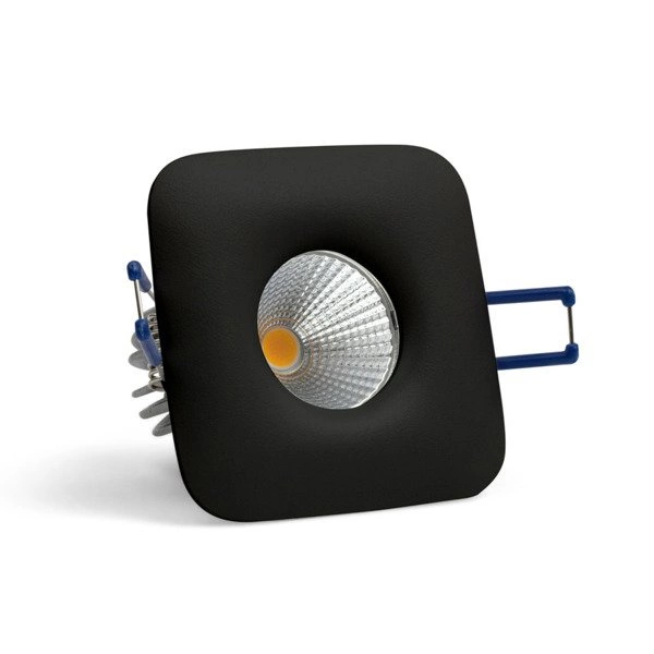 Oprawa wpuszczana MEZO SQ 10W ciepła 3000K czarny szer. 8,2cm