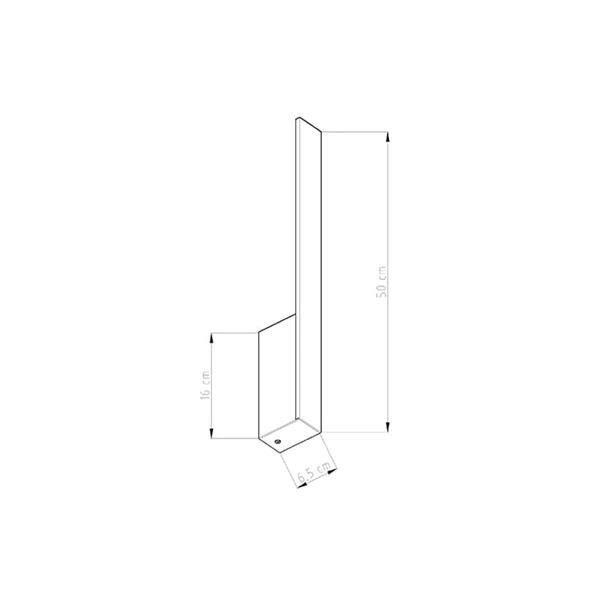 Kinkiet LAHTI S, czarny, 10W LED, barwa ciepła 3000K, TH.183