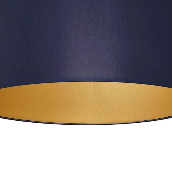 Nowoczesna lampa sufitowa BEN NAVY BLUE/GOLD 3xE27 MLP6457