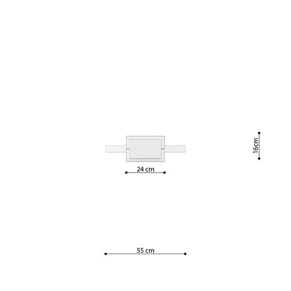 Nowoczesna lampa wisząca RIO 55, złota, 30W LED, barwa neutralna 4000K, TH.221