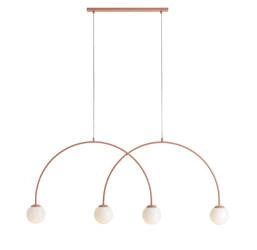 Aldex LAMPA WISZĄCA UNA 4 CORAL L 1116L11_L