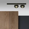 Lampa sufitowa Emibig FIT 2 Czarny/STRIPE 1123/2