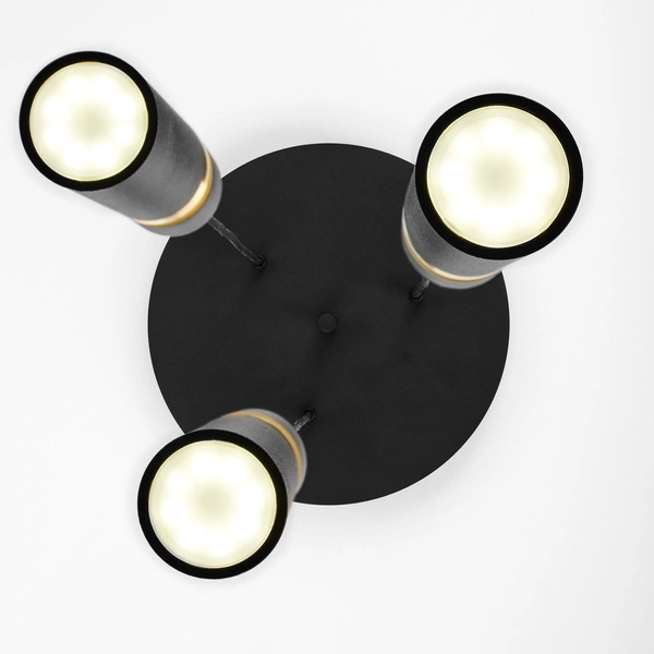 Nowoczesna Lampa wisząca ALAS wys. 35-136cm 3xG10 14W IP20 | Złoty