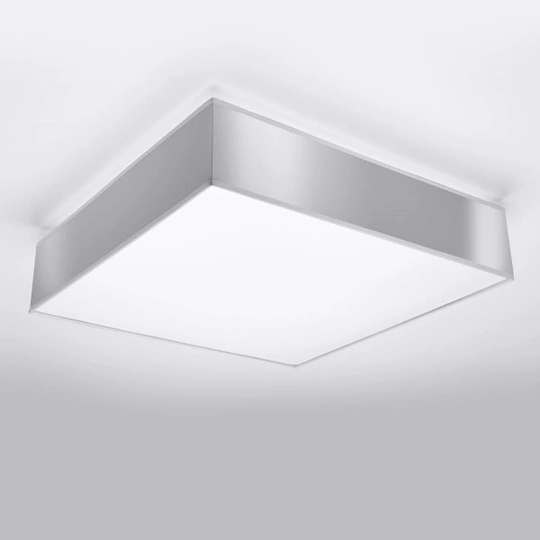 Plafon Sollux HORUS 45 Lampa sufitowa PVC, Stal, szary 3 x 15W LED, SL.0140