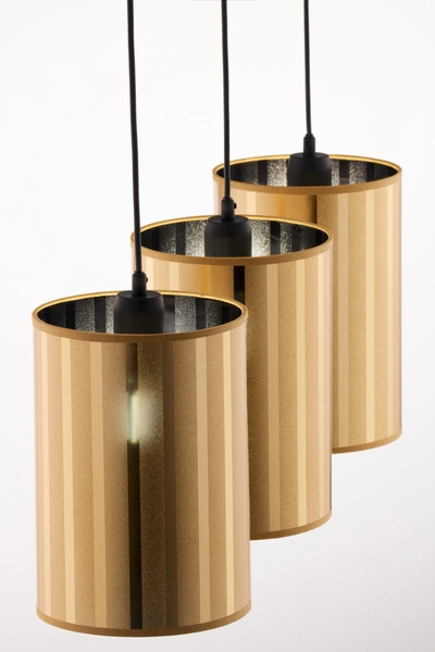 Klasyczna Lampa wisząca CORTINA wys. 100cm 3xE27 15W IP20 | złoty