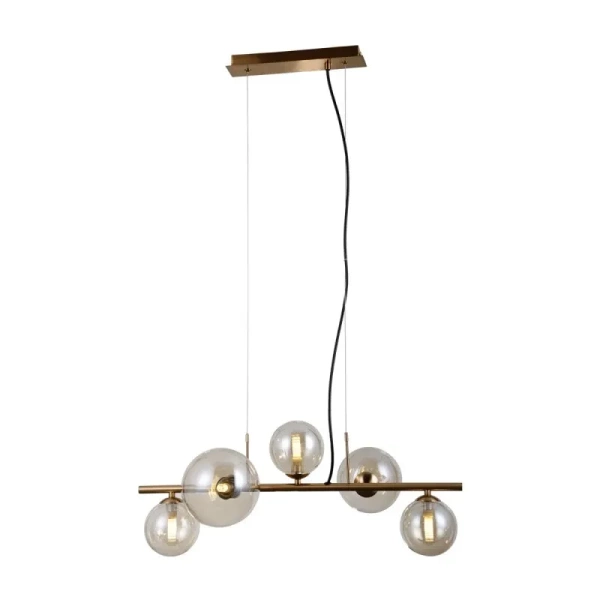 Lampa wisząca Italux Canello PND-406007-5-HBR