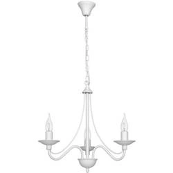 Aldex Żyrandol RÓŻA 3 397E, biały, 3x40W E14