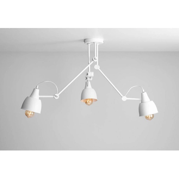 Aldex Lampa sufitowa AIDA 3, 814PL_E, biała, 3x60W E27