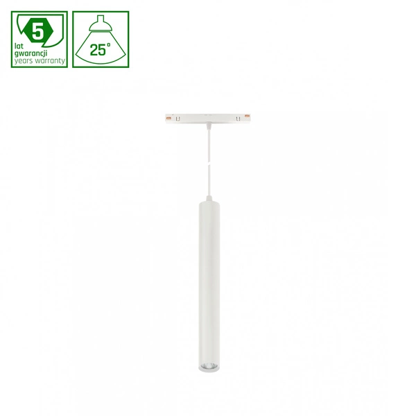SYSTEM SHIFT - HANGIT oprawa zwis na szynoprzewód40x297 (935mm kabel) 12W 25st biały 5 lat gw.