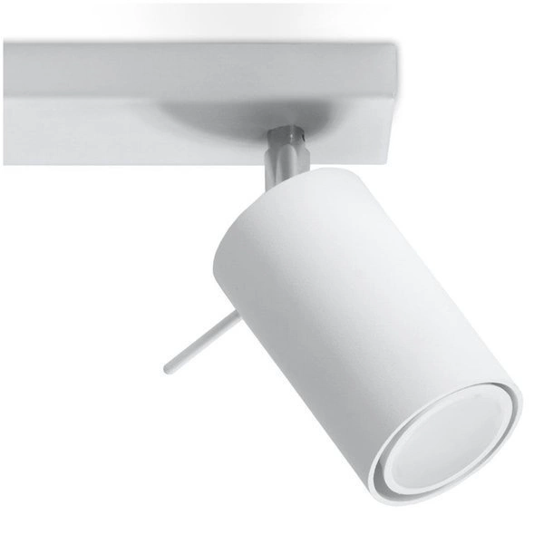 Plafon RING 2 punktowy Stal kolor biały 12W LED, SL.0088