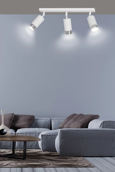 Lampa sufitowa Emibig HIRO 3 WH/CHROME 962/3