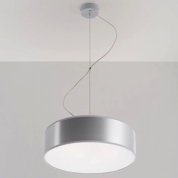 Lampa Wisząca ARENA 35 PVC Stal szary 2 x 15W LED, SL.0116