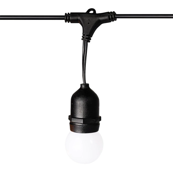 Girlanda zewnętrzna Summer Time 6,6m G45 Mleczna biel 3000K 36V 10xE27 IP44