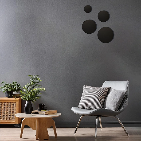 Kinkiet Disk 12W 3CCT IP65 Czarny