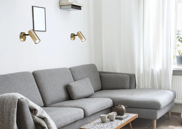 Kinkiet COLLY, 91-01702, mosiądz, 1x15W GU10