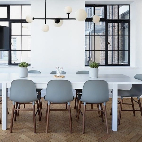 Aldex Lampa wisząca DIONE 6 1092K1, czarna, 2x60W E27 + 4x40W E14