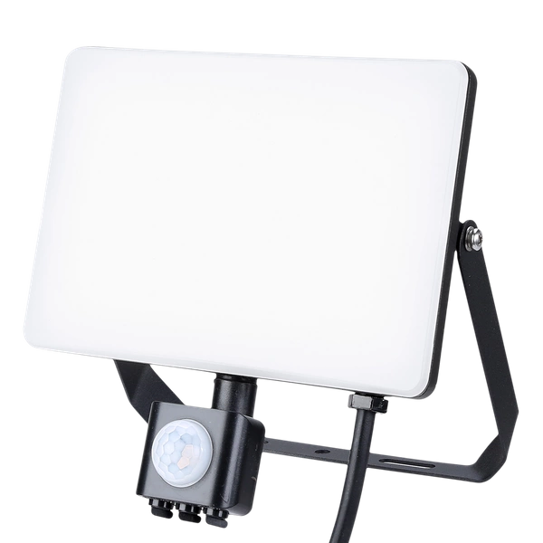 Naświetlacz LED, 50W, PIR, 5000lm, 5000K, EKN9020