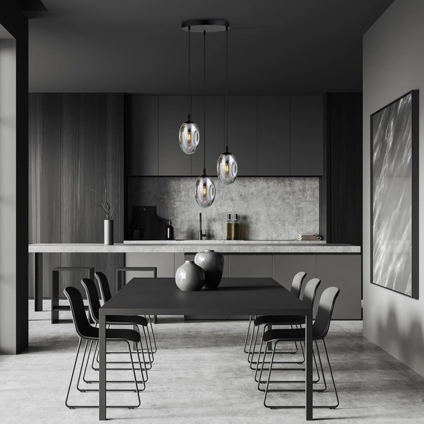 Lampa sufitowa Emibig ASTRAL 3 BL PREMIUM GRAFIT 1266/3PREM