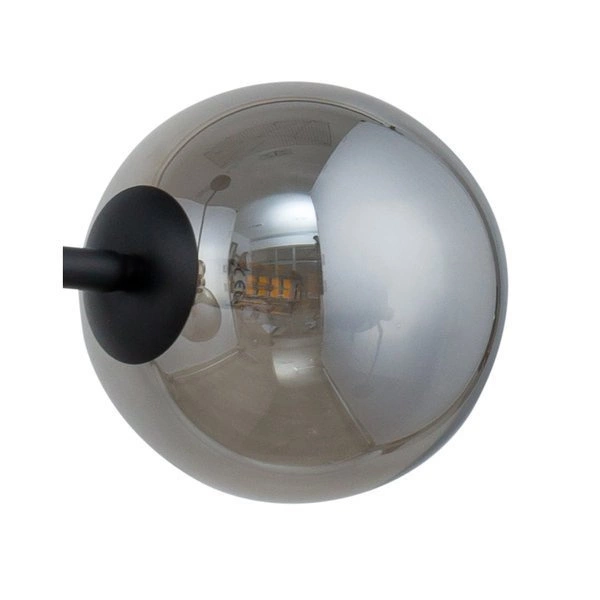Lampa sufitowa, szklane kule ROMA 4 szary 32081