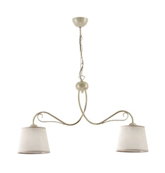 Klasyczny Żyrandol KAMELIA wys. 80cm 2xE27 15W IP20 | Ecrie