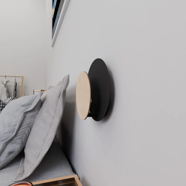 Kinkiet Emibig CIRCLE 1A Czarny 970/2