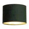 Abażur Cylinder E27 H30 Zielony Aksamit A0581