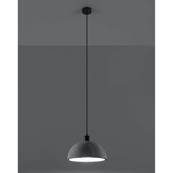 Lampa wisząca PABLITO SL.0847, czarny/szary, 1x60W E27