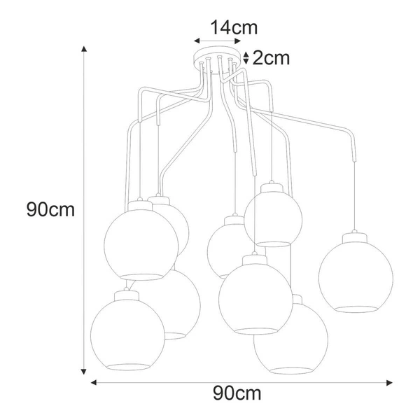 Lampa wisząca K-4876 z serii HORIK