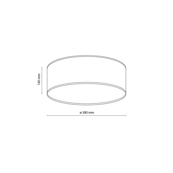 NICOLA ORANGE LAMPA SUFITOWA 380 10153