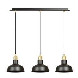 Lampa wisząca Emibig IBOR 3 Czarny 1042/3