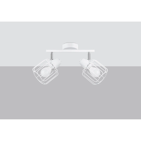 Lampa sufitowa BELUCI 2, biały/chrom, 2x40W E14, SL.1112