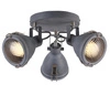 Lampa sufitowa CRODO plafon 98-71132 3xE14 szara