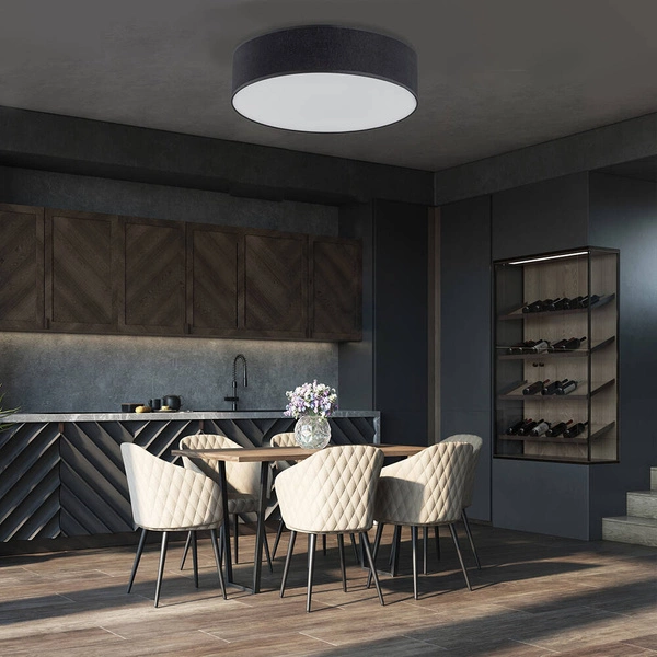 RONDO BLACK LAMPA SUFITOWA 4 PŁ 500 3335