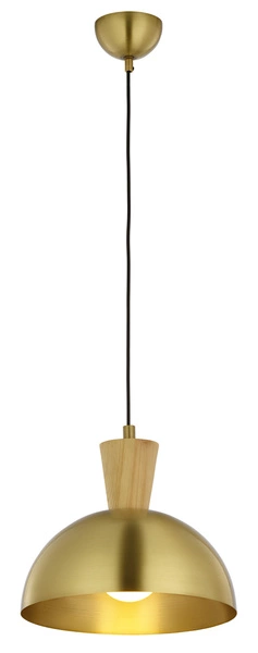 Loftowa Lampa wisząca VITO wys. 40-70cm 1xE27 15W IP20 | Mosiądz patynowany