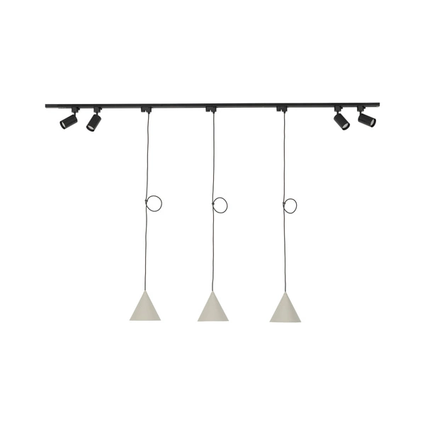 Zestaw szyno przewód 1faza TRACER SET CONO BEIGE 151 10611