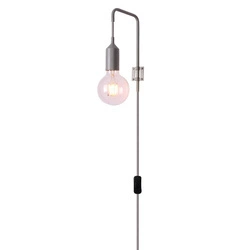 Kinkiet LAREN LEDEA, 50401192, szary, 1x40W E27
