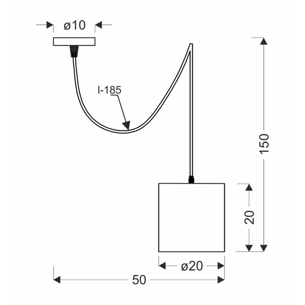 Lampa wisząca ATLANTA, biały/złoty, 1x40W E27