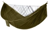 Hamak turystyczny z moskitierą 290x140 cm zielony