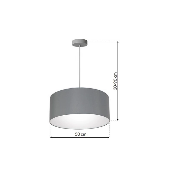 Lampa wisząca BARI GREY 3xE27