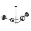 Lampa sufitowa Emibig HUNTER 4 Czarny/STRIPE 1101/4