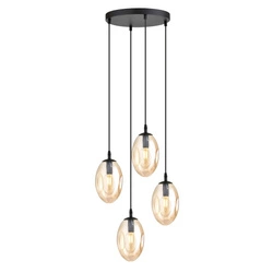 Lampa sufitowa Emibig ASTRAL 4 BL PREMIUM MIODOWY 1267/4PREM
