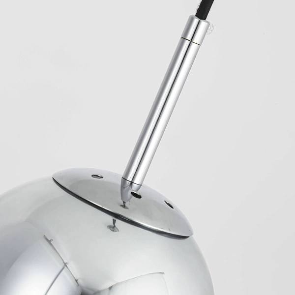 Lampa wisząca PALLA, mała, chrom, 1x40W E14