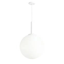 Aldex Lampa wisząca BOSSO GRANDE 1087XXL, 50 cm, biała, 3x60W E27