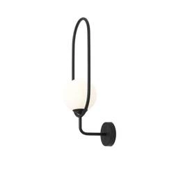 Aldex Kinkiet RIVA 1086C1, czarny/biały, 1x40W E14