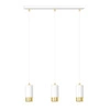 Lampa wisząca Emibig FUMIKO 3 WH/GOLD 815/3