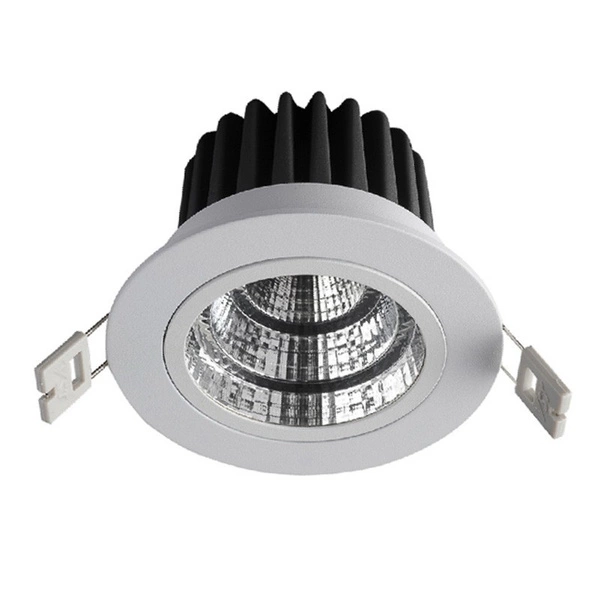 Oprawa wpuszczana West śr. 10cm 9W LED ciepła biel 3000K | biały