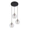 DEVI TRANSPARENT LAMPA WISZĄCA 3 PŁ KOŁO 4579