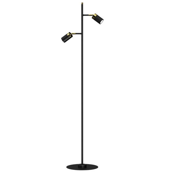 Lampa podłogowa JOKER BLACK/GOLD 1xGU10