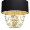 Nowoczesna lampa wisząca ALMERIA BLACK/GOLD 1xE27 MLP6442
