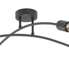 HELIX  BLACK LAMPA SUFITOWA 4 PŁ 4687